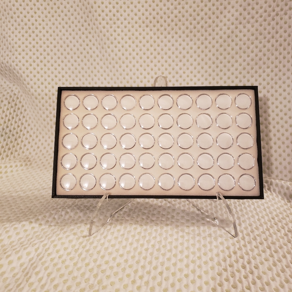 Jewelry Gem Craft Storage Display Box - 50 Slots